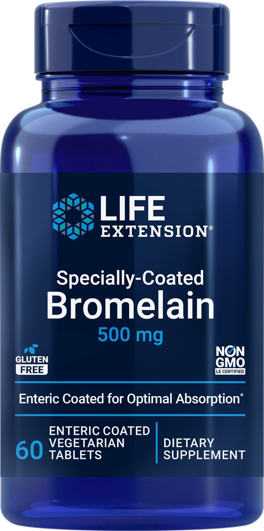 Life Extension Specially Coated Bromelain 500 mg 60 Tablet
