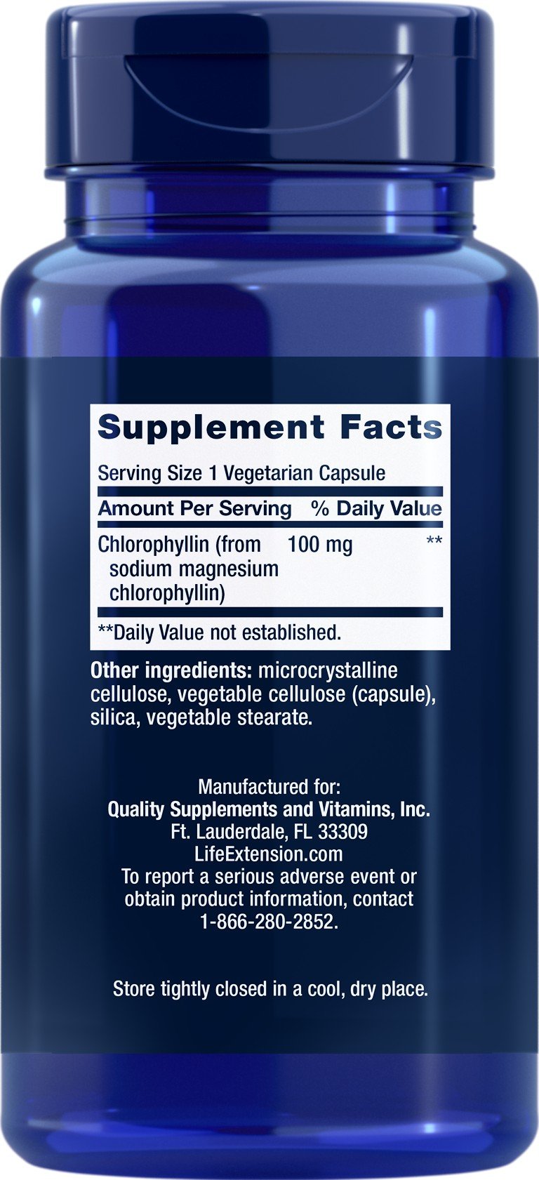 Life Extension Chlorophyllin 100 mg 100 VegCap