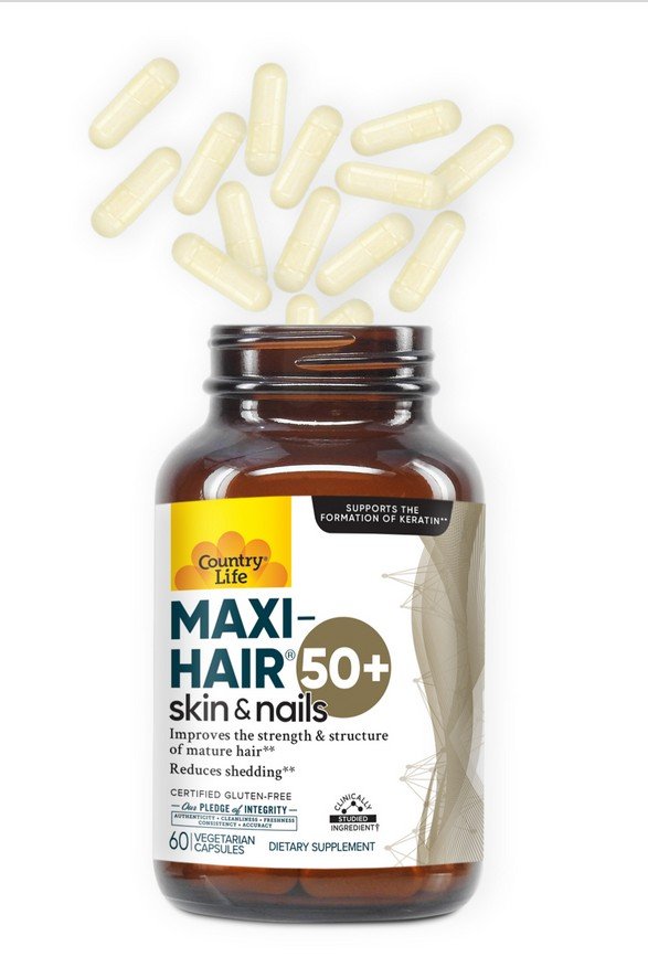 Country Life MAXI-HAIR 50+ Skin &amp; Nails 60 Capsule