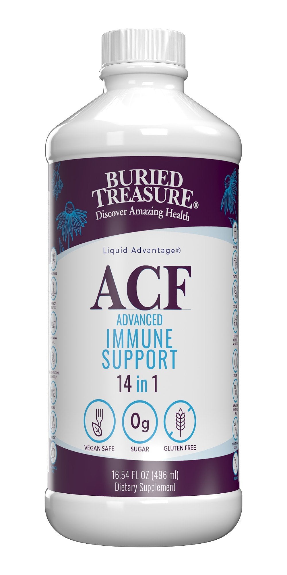 Buried Treasure ACF Fast Relief Rapid Immune Recovery 16 oz Liquid