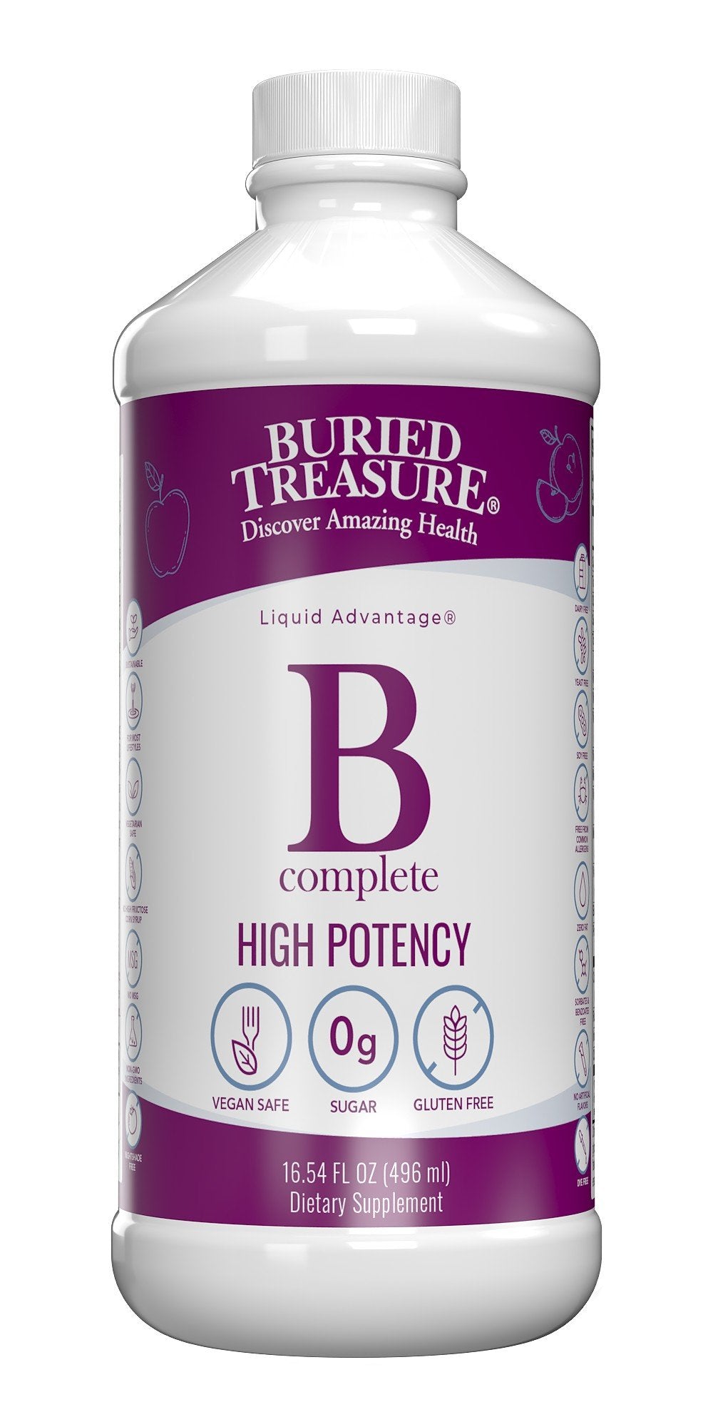 Buried Treasure Vitamins-Liquid B Complete 16 oz Liquid
