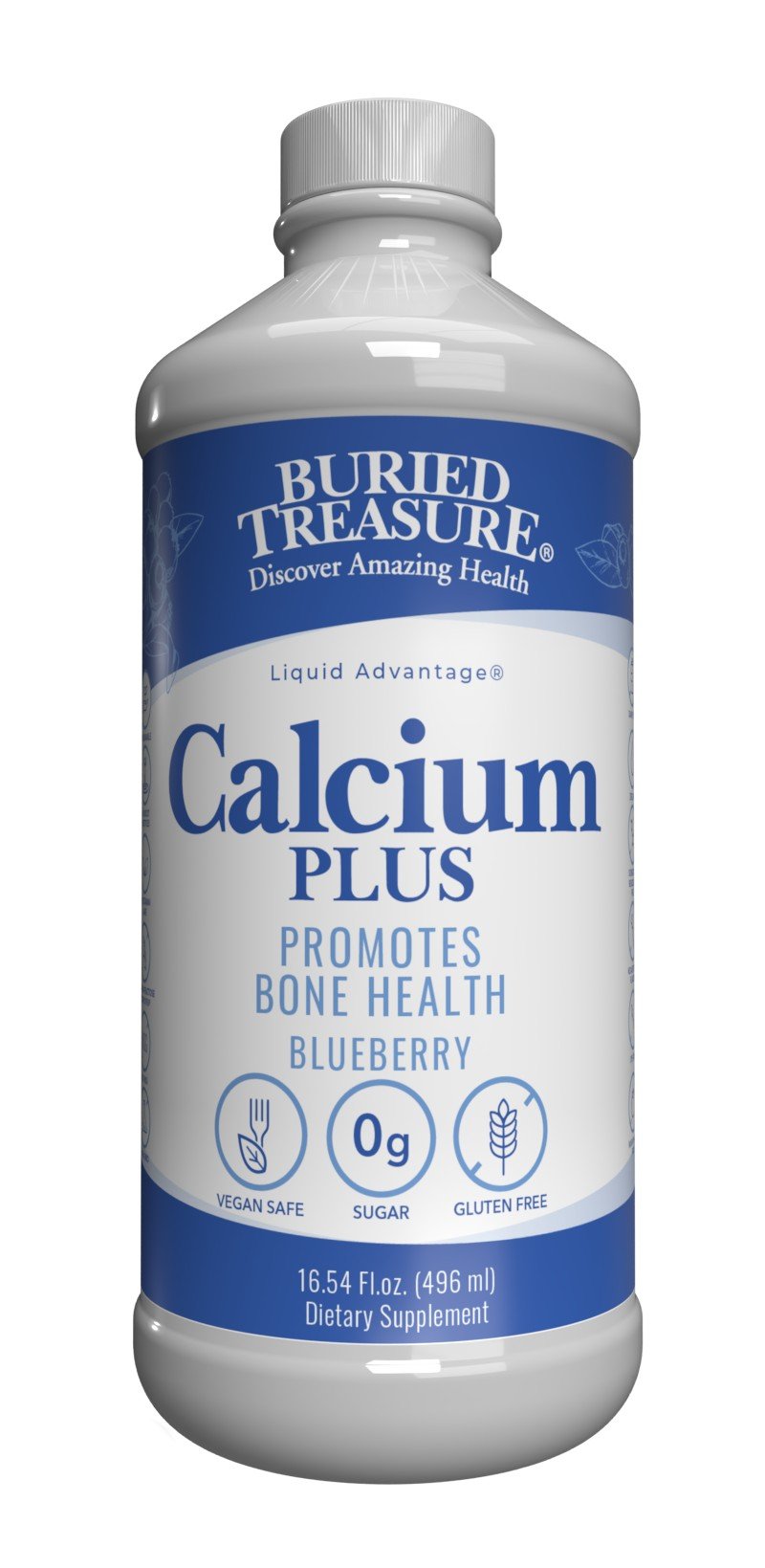 Buried Treasure Calcium Plus - Blueberry 16 oz Liquid