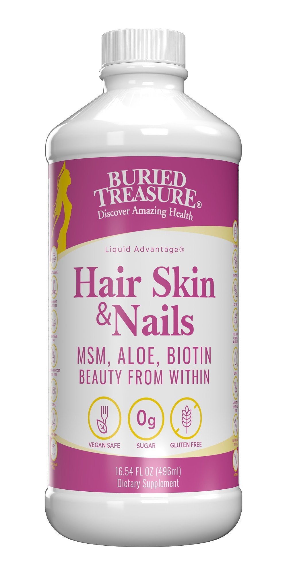 Buried Treasure Hair Skin & Nails Complete 16 fl oz Liquid