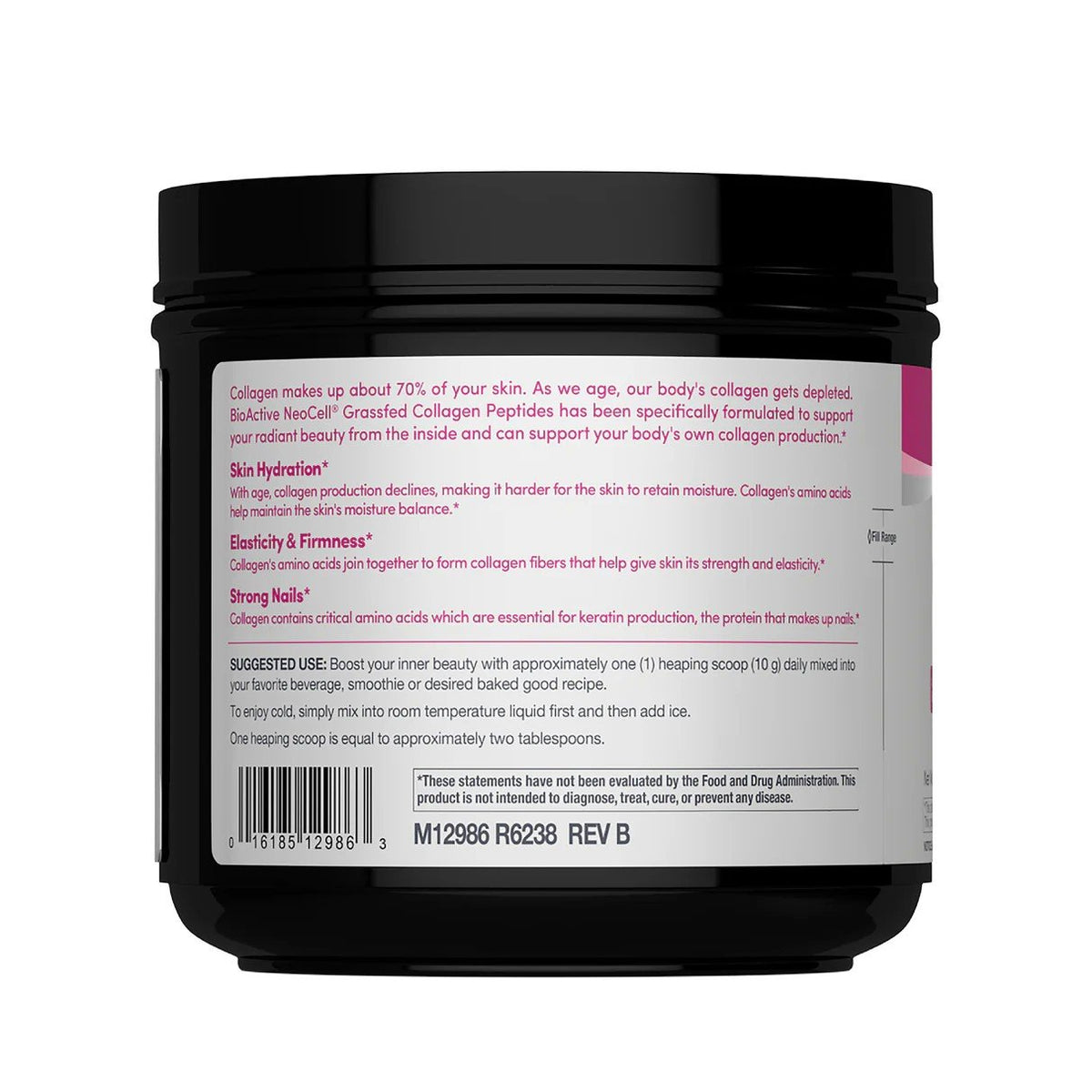 Neocell Grassfed Collagen Peptides Unflavored 14 oz Powder