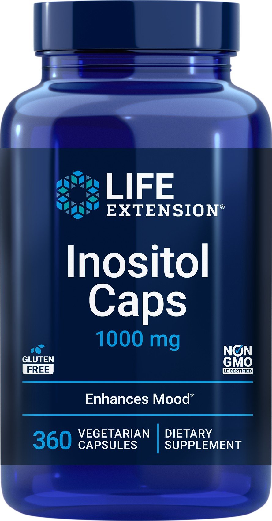 Life Extension Inositol Caps 1000 mg 360 VegCap