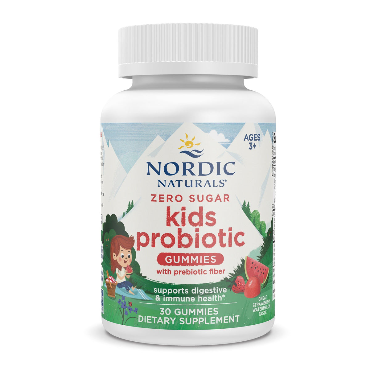 Nordic Naturals Zero Sugar Kids Probiotic Gummies 30 Gummy