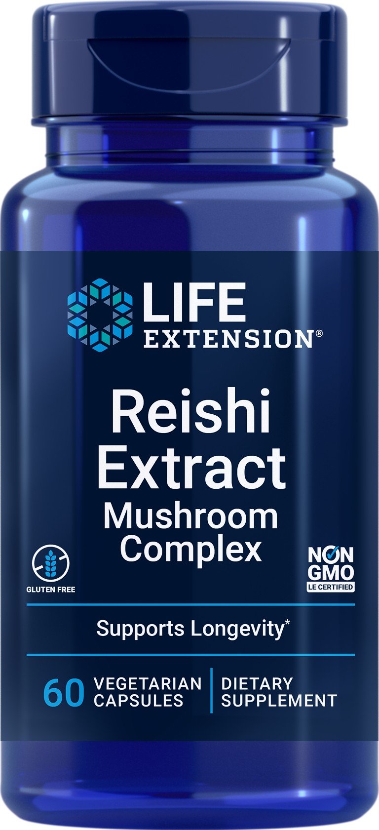 Life Extension Reishi Extract Mushroom Complex 60 VegCap