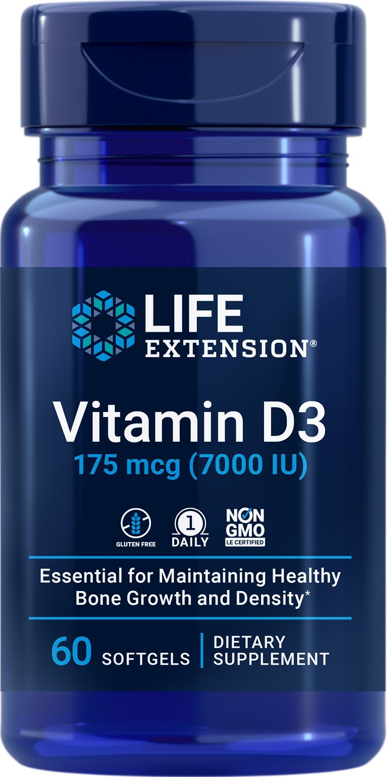 Life Extension Vitamin D 3 7000 IU 60 Softgel