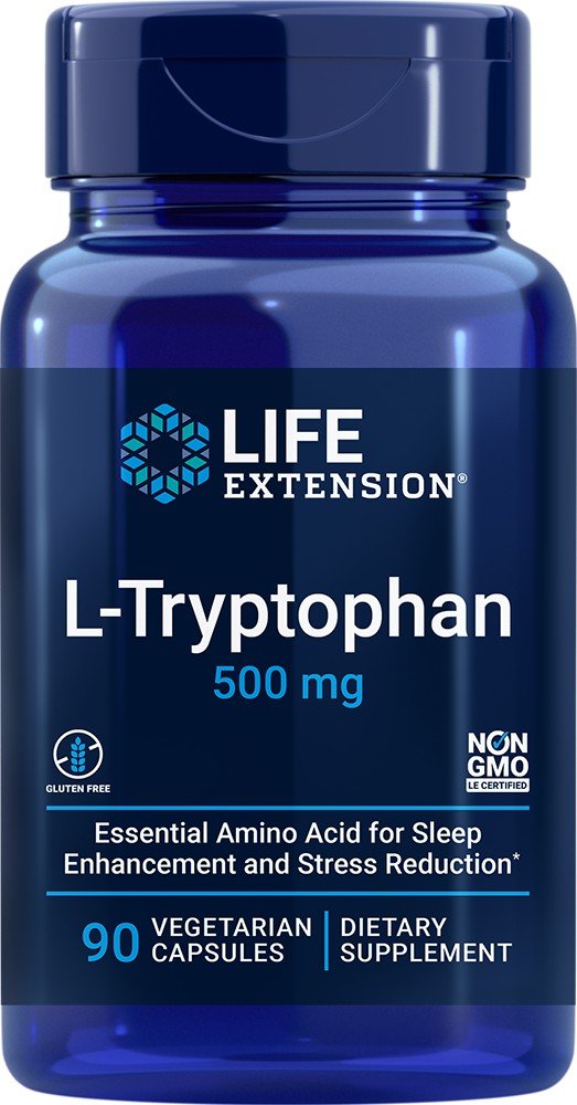 Life Extension L-Tryptophan 500 mg 90 VegCap
