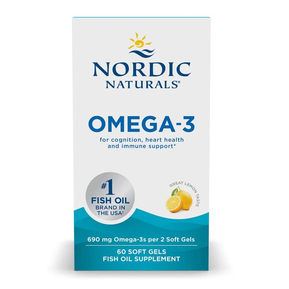 Nordic Naturals Omega-3 - Lemon 60 Softgel