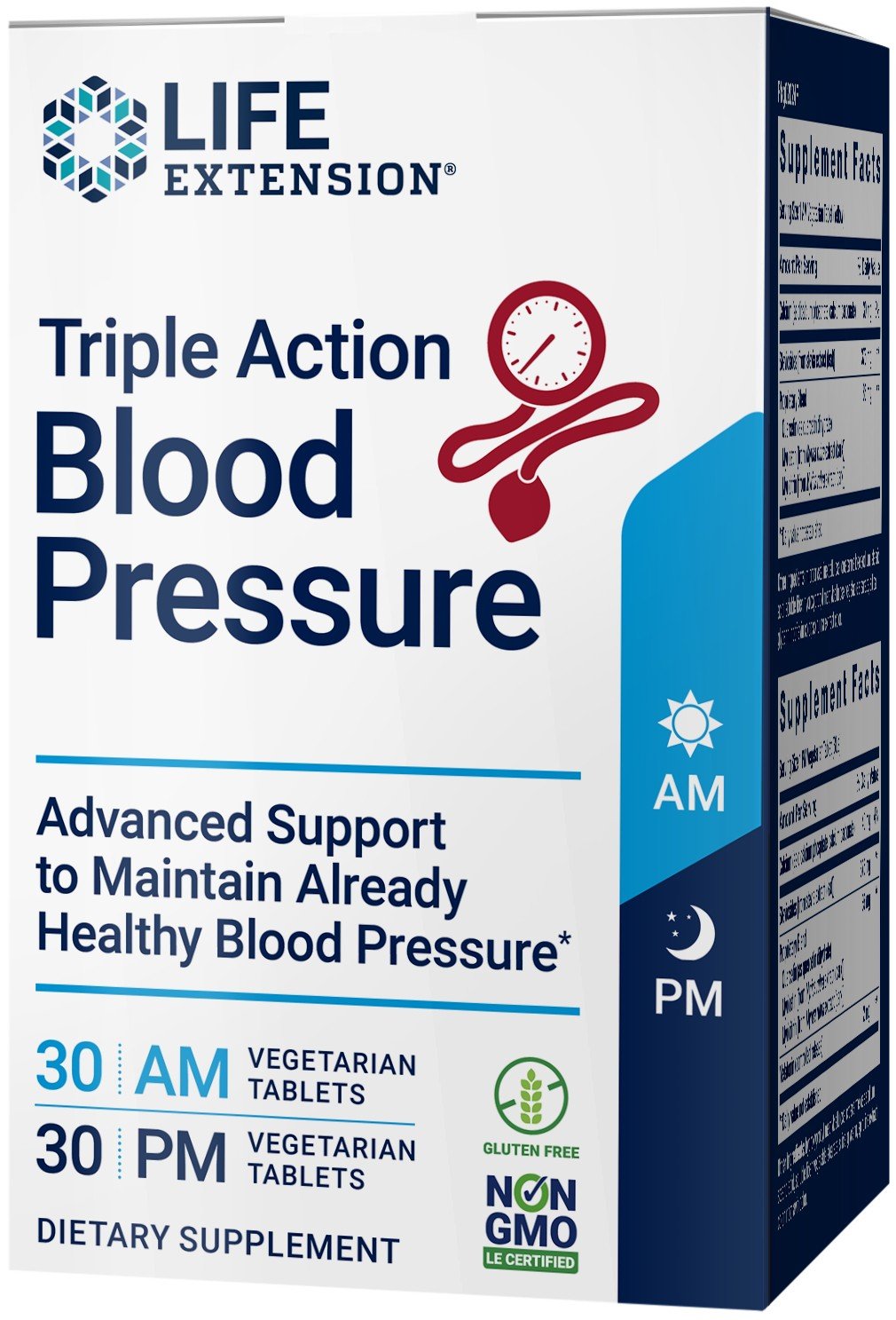 Life Extension Triple Action Blood Pressure 60 Veg Tablet