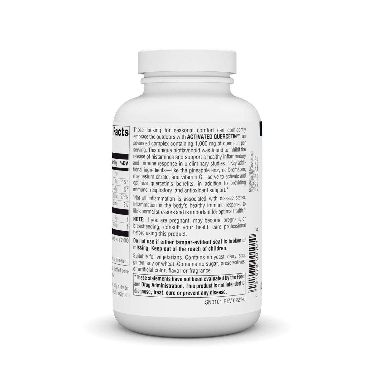 Source Naturals, Inc. Activated Quercetin 200 Tablet