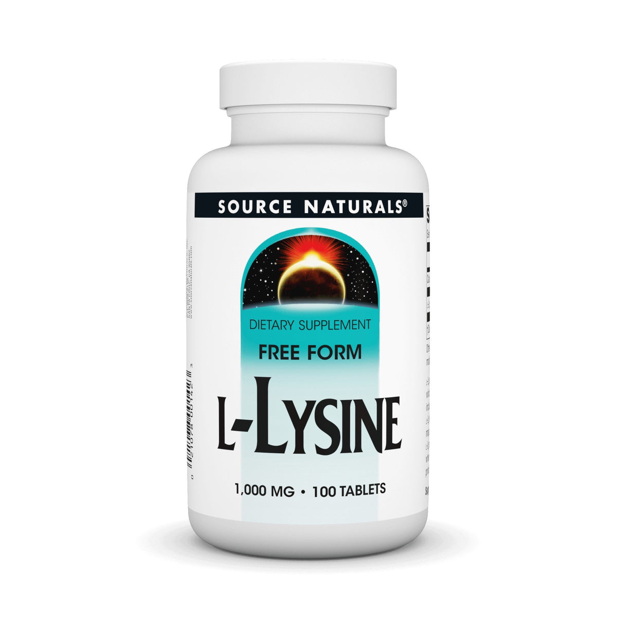 Source Naturals, Inc. L-Lysine 1000mg 100 Tablet