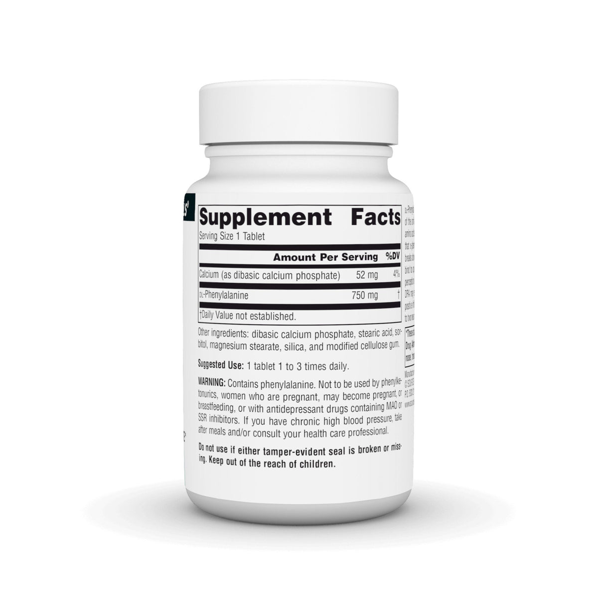 Source Naturals, Inc. DLPA 750mg 30 Tablet