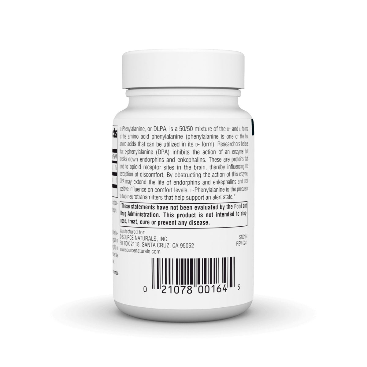 Source Naturals, Inc. DLPA 750mg 30 Tablet