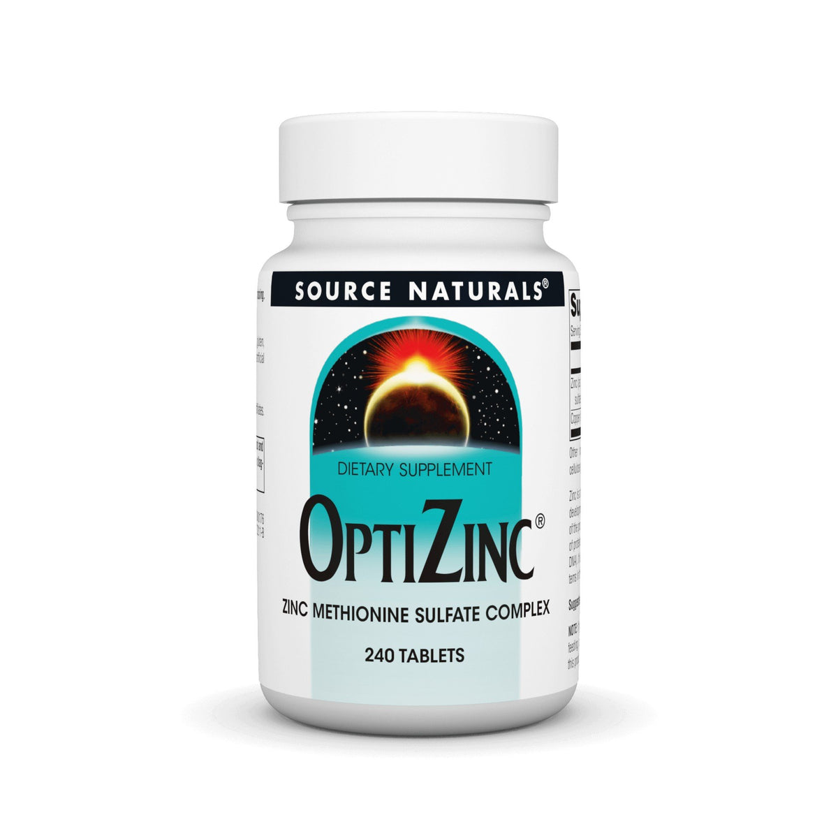 Source Naturals, Inc. OptiZinc Zinc Methionine Sulfate Complex 30mg 240 Tablet