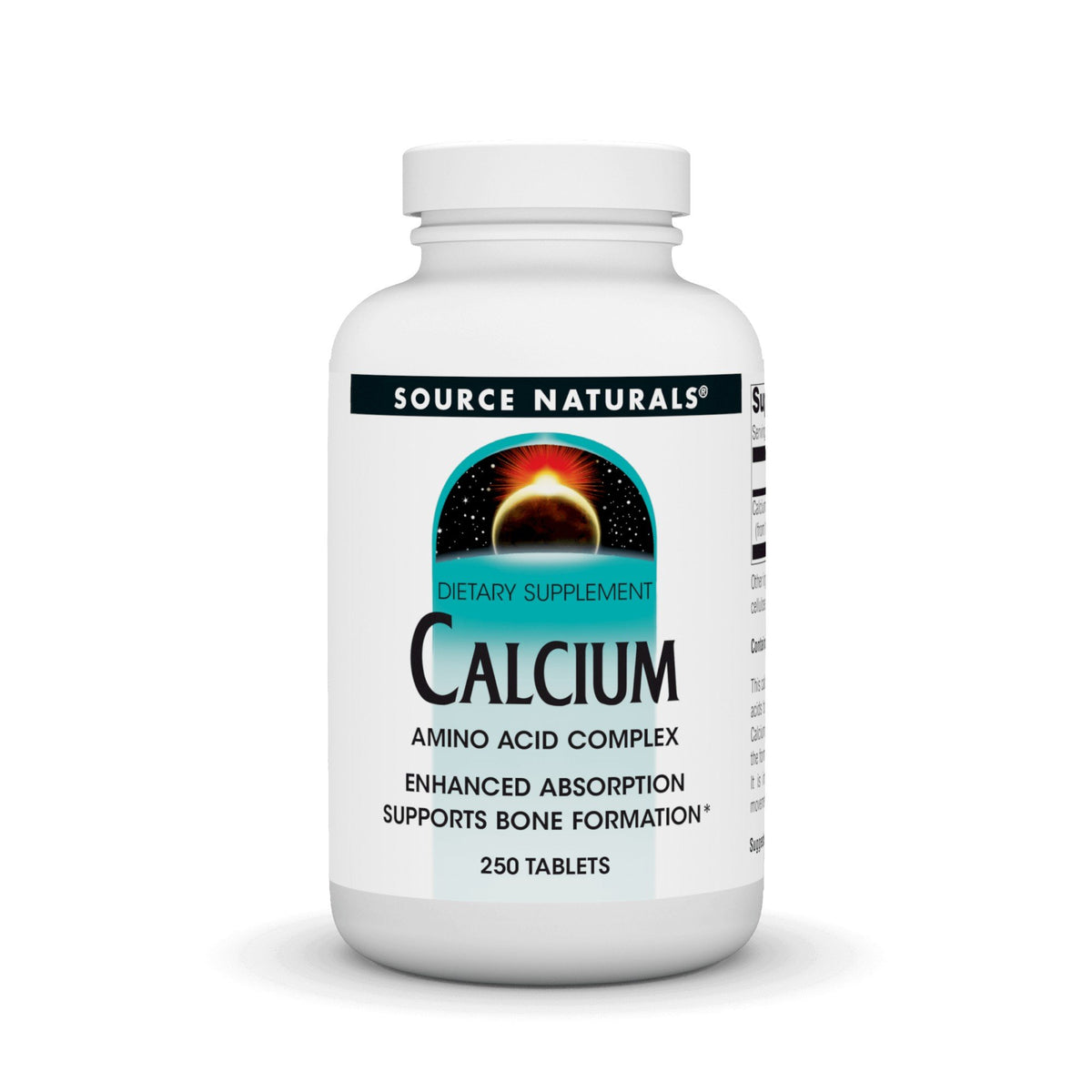 Source Naturals, Inc. Calcium Amino Acid Complex 200mg 250 Tablet