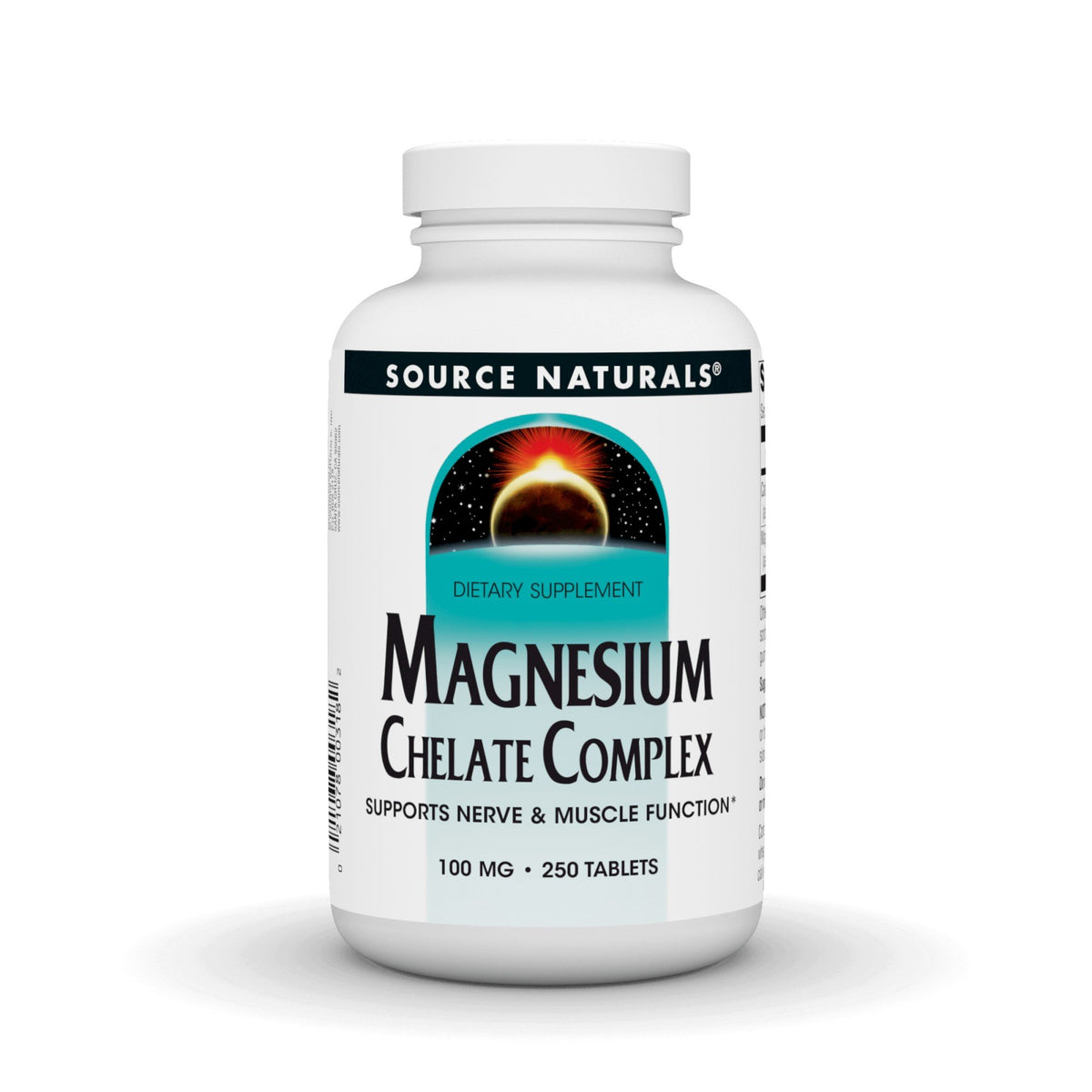 Source Naturals, Inc. Magnesium Chelate 100mg 250 Tablet