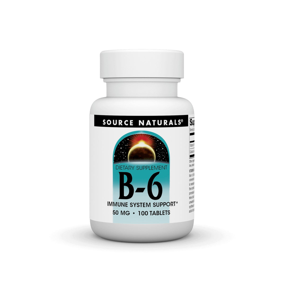 Source Naturals, Inc. Vitamin B-6 50mg 100 Tablet