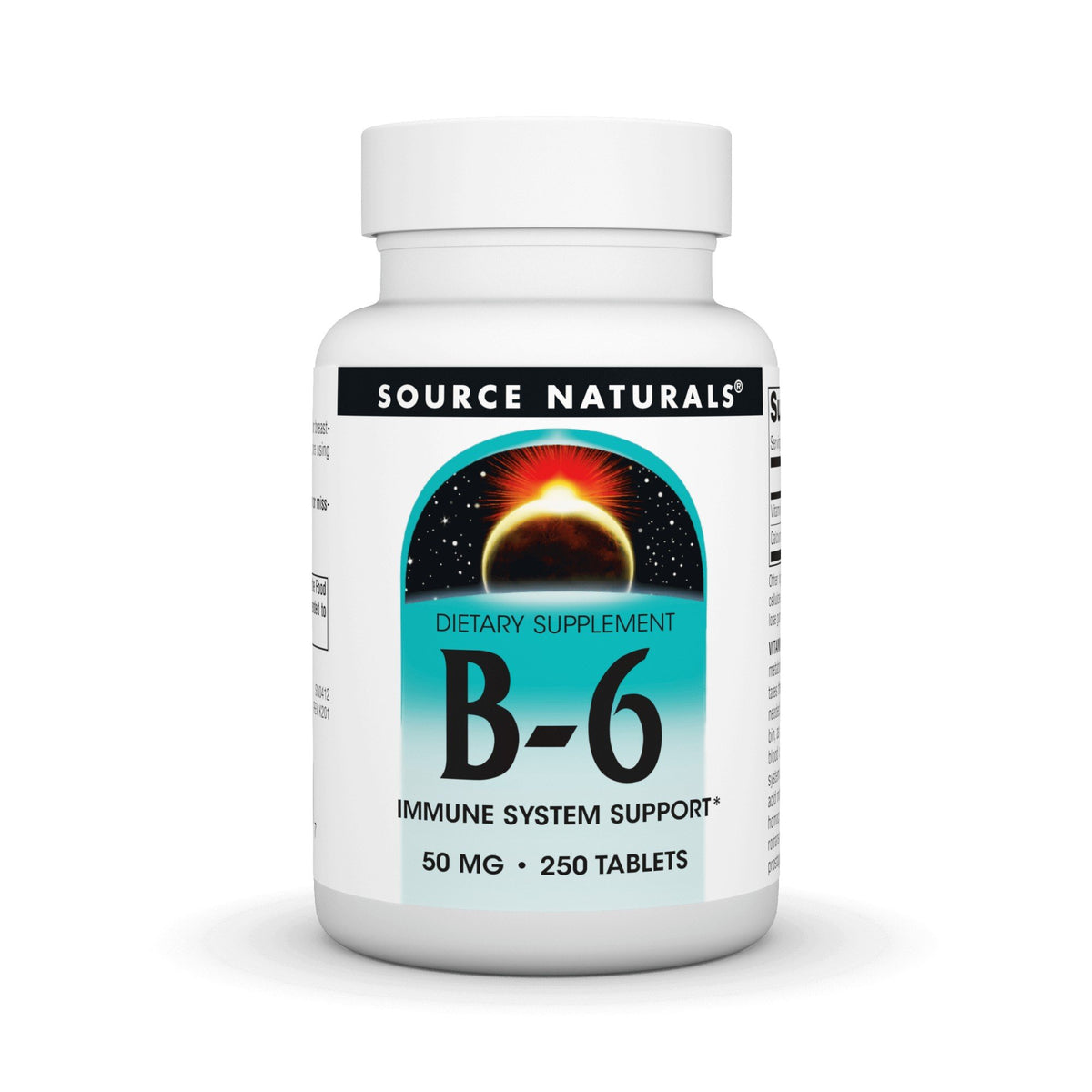 Source Naturals, Inc. Vitamin B-6 50mg 250 Tablet