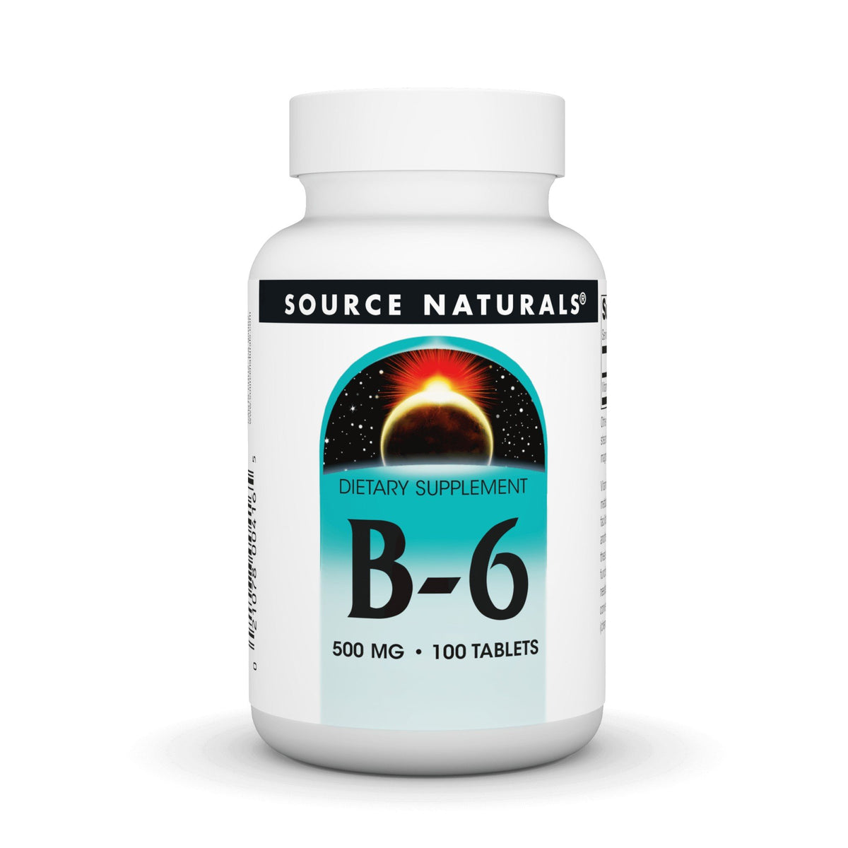 Source Naturals, Inc. Vitamin B-6 500mg 100 Tablet