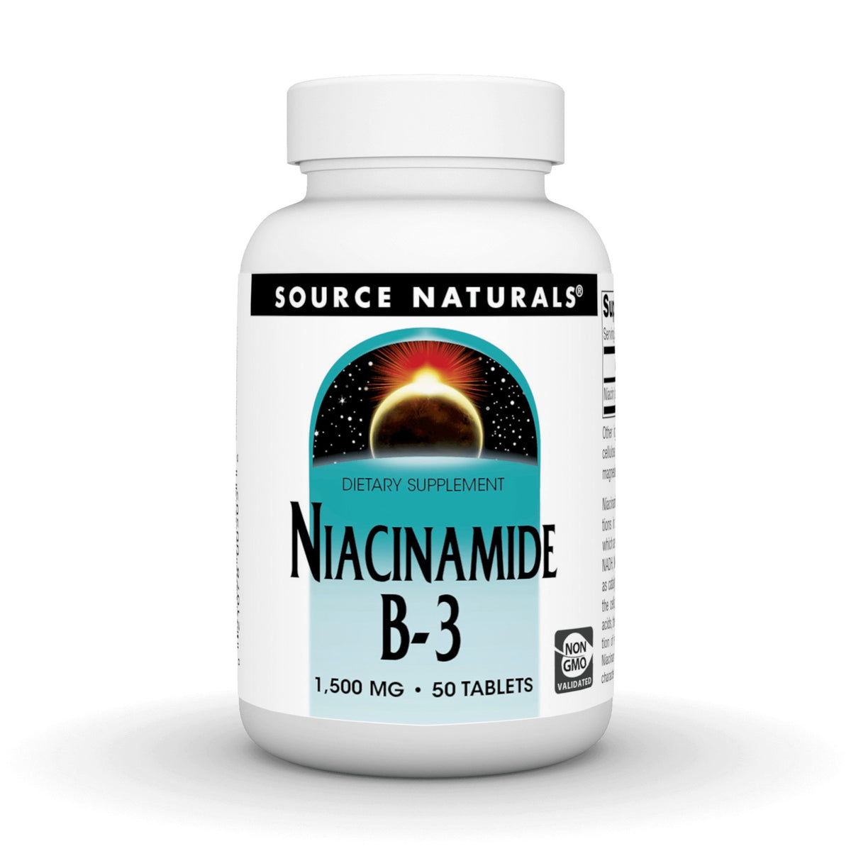 Source Naturals, Inc. Niacinamide 1500mg 50 Tablet