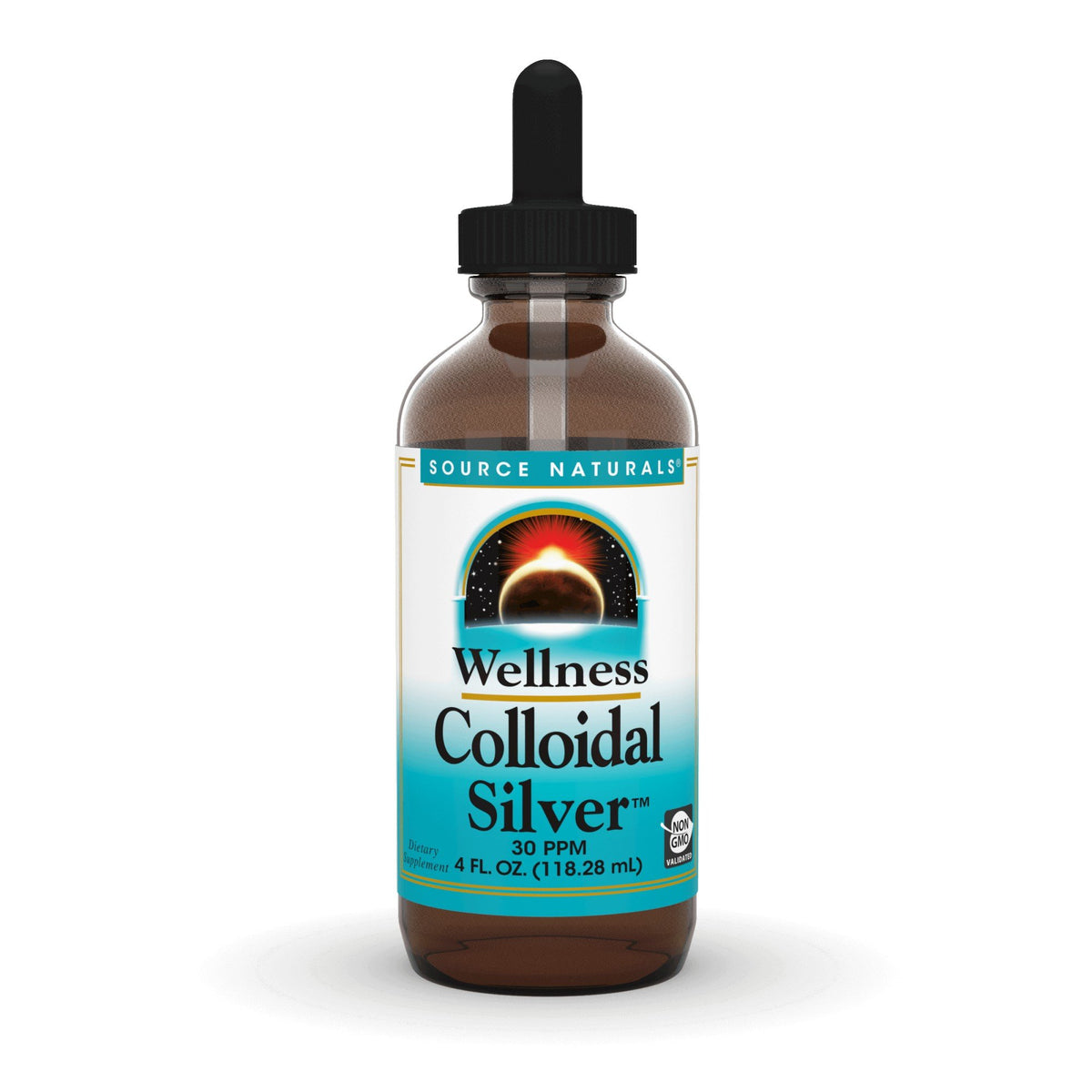 Source Naturals, Inc. Wellness Colloidal Silver 30 ppm Liquid 4 oz Liquid