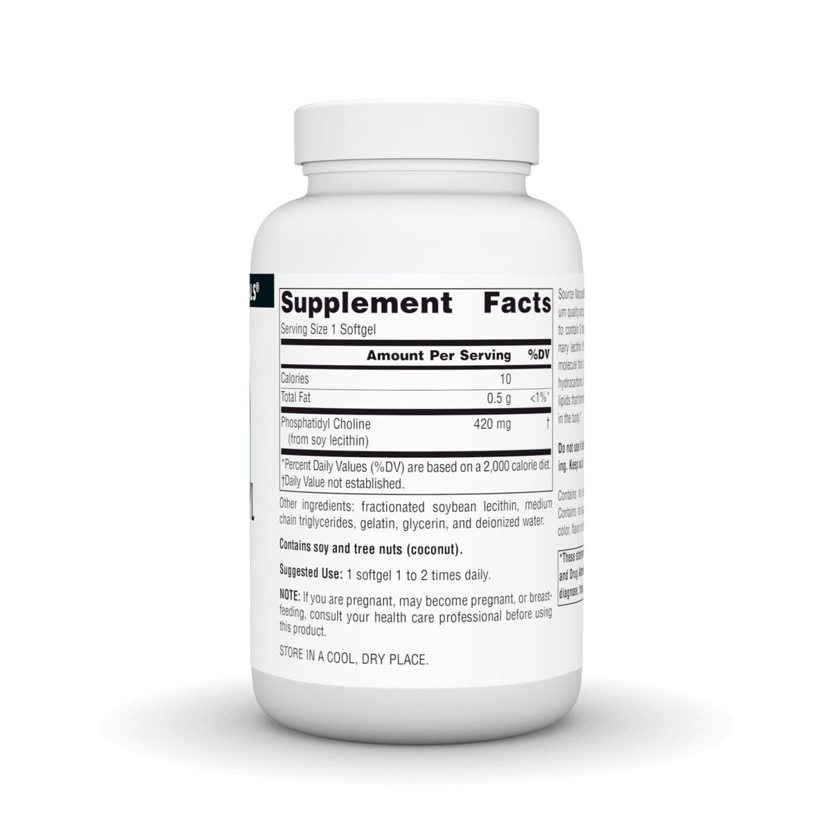 Source Naturals, Inc. Phosphatidyl Choline 420mg 90 Softgel