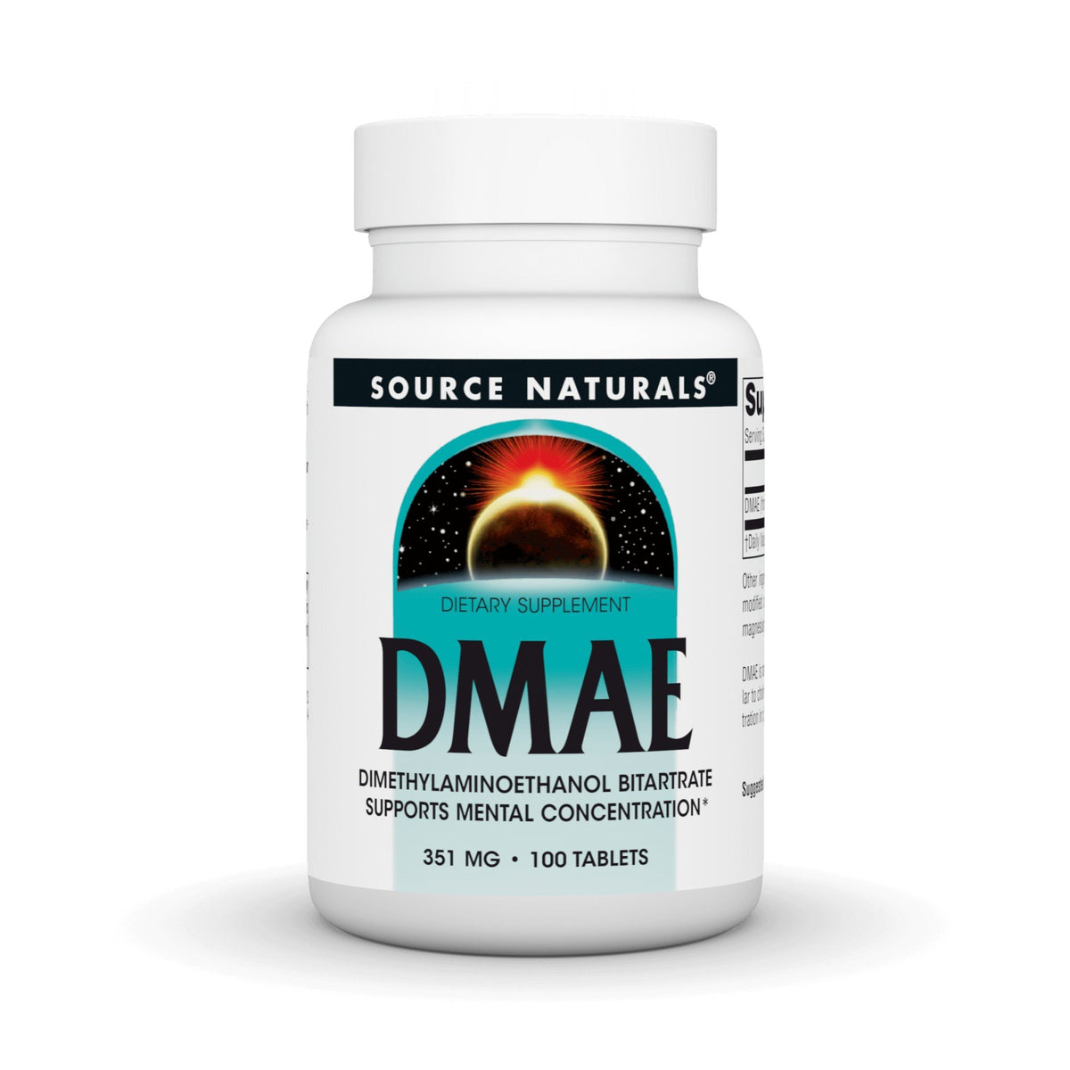 Source Naturals, Inc. DMAE 130mg 100 Tablet