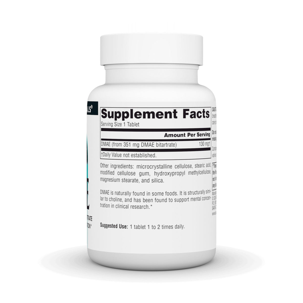 Source Naturals, Inc. DMAE 130mg 100 Tablet