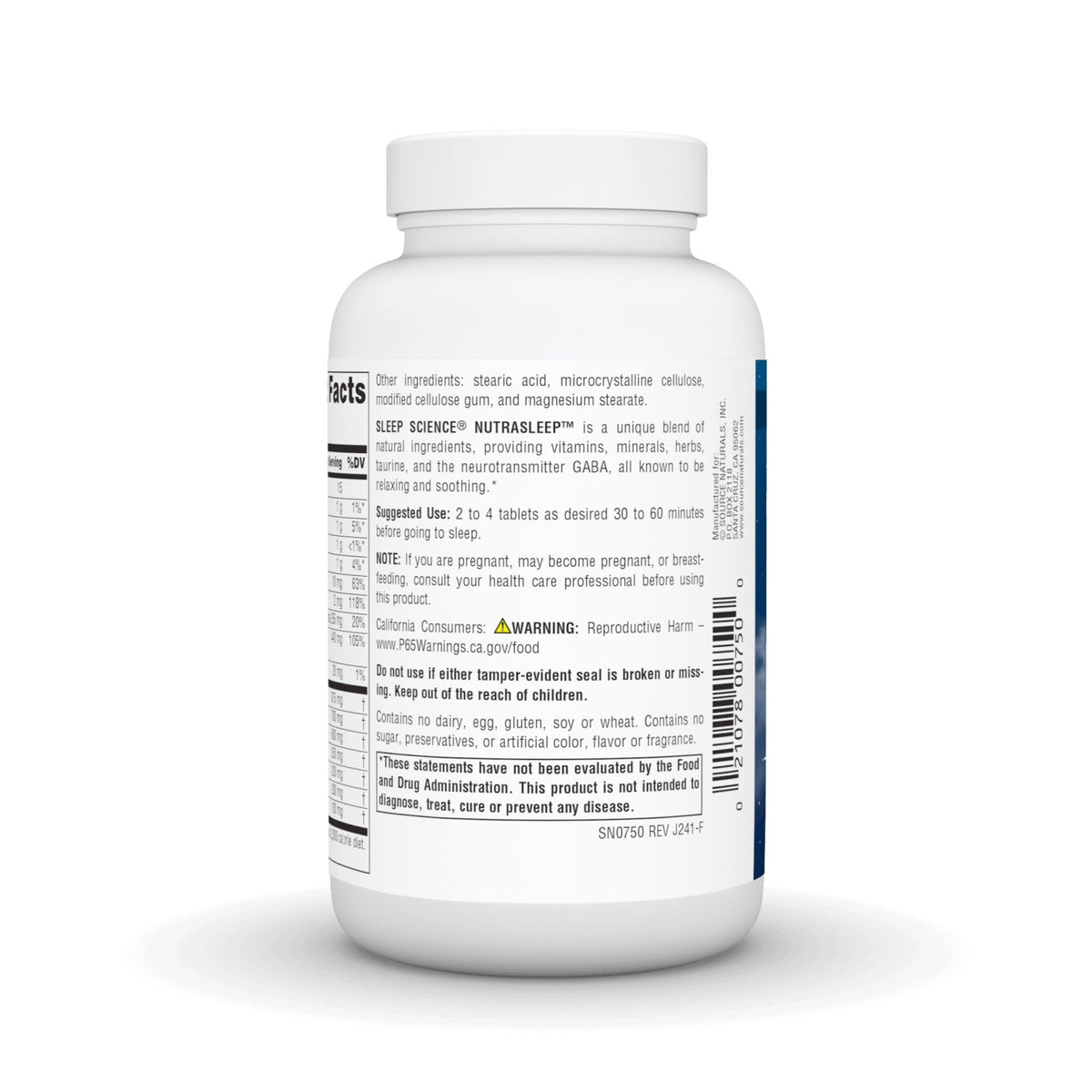Source Naturals, Inc. NutraSleep 100 Tablet