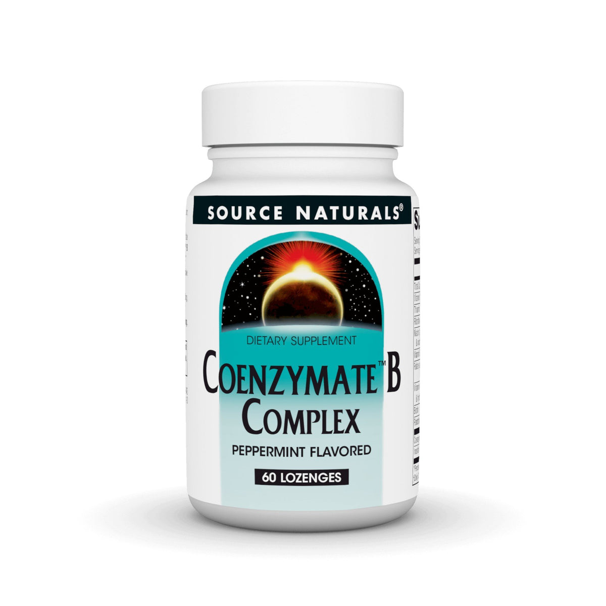 Source Naturals, Inc. Coenzymated B Complex Sublingual Peppermint 60 Lozenge