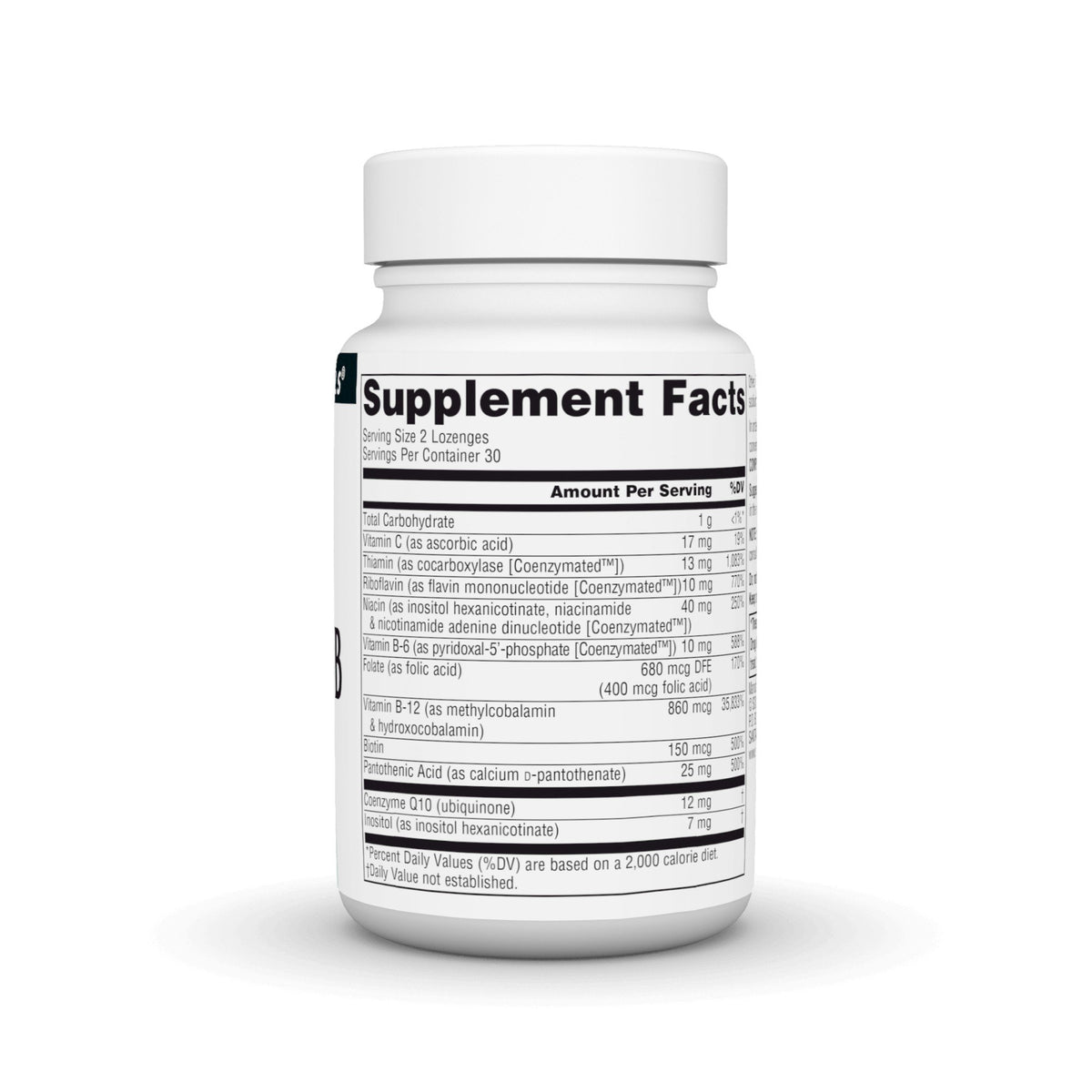 Source Naturals, Inc. Coenzymated B Complex Sublingual Peppermint 60 Lozenge