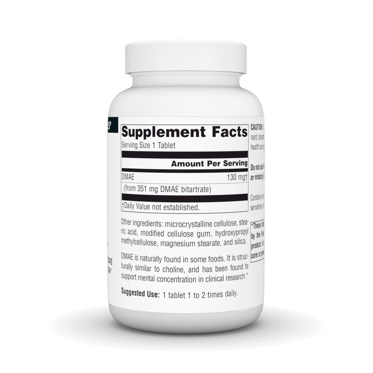 Source Naturals, Inc. DMAE 130mg 200 Tablet