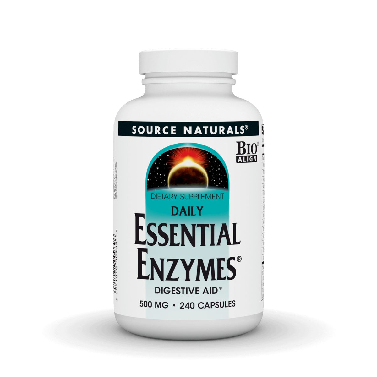 Source Naturals, Inc. Daily Essential Enzymes 500mg 240 Capsule