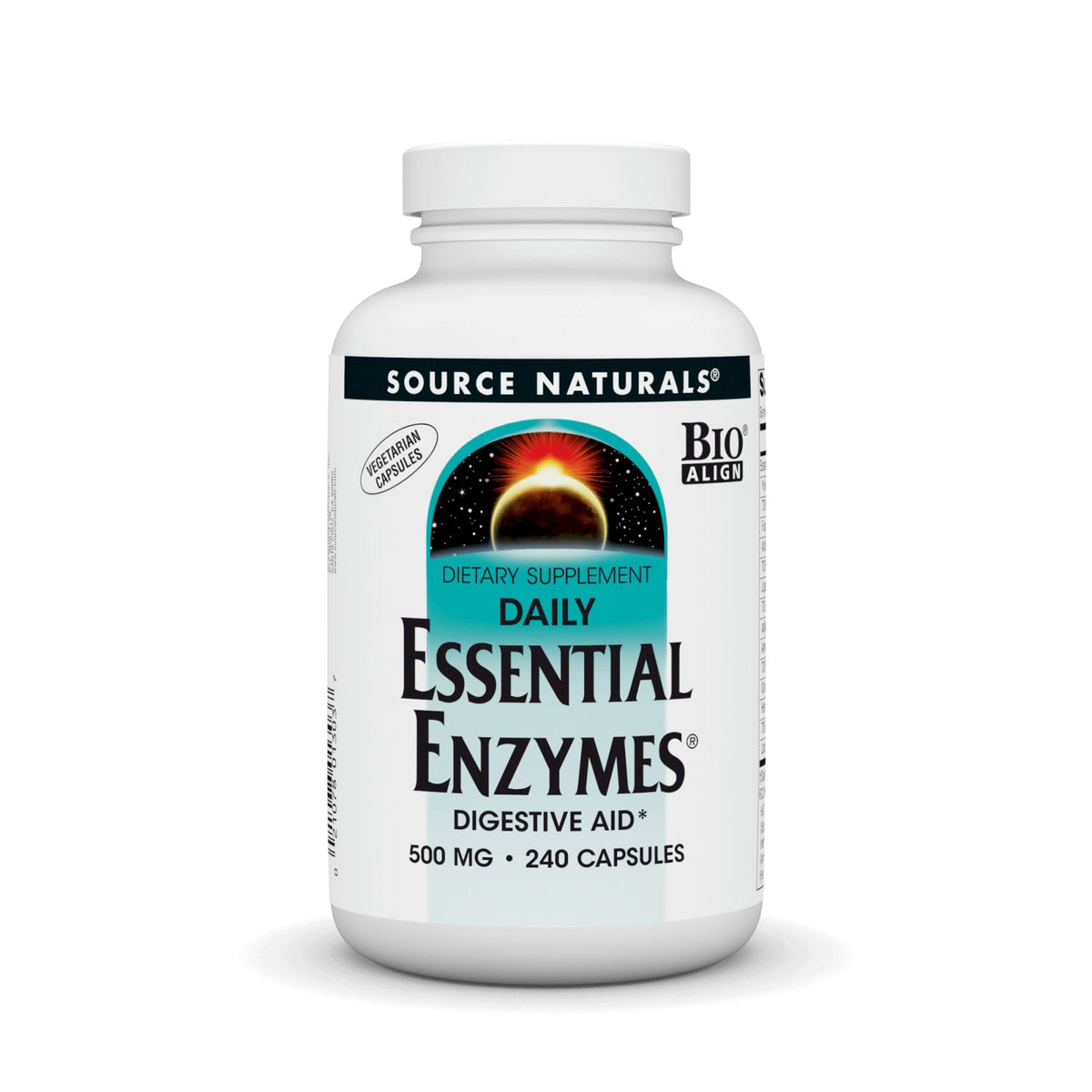 Source Naturals, Inc. Daily Essential Enzymes 500mg 240 VegCap