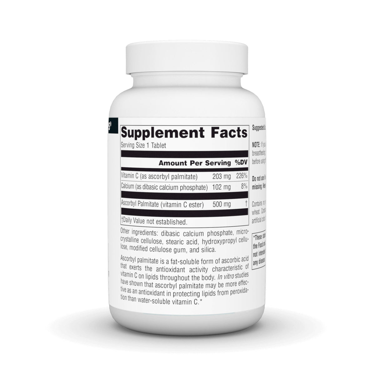 Source Naturals, Inc. Ascorbyl Palmitate 500mg 90 Tablet