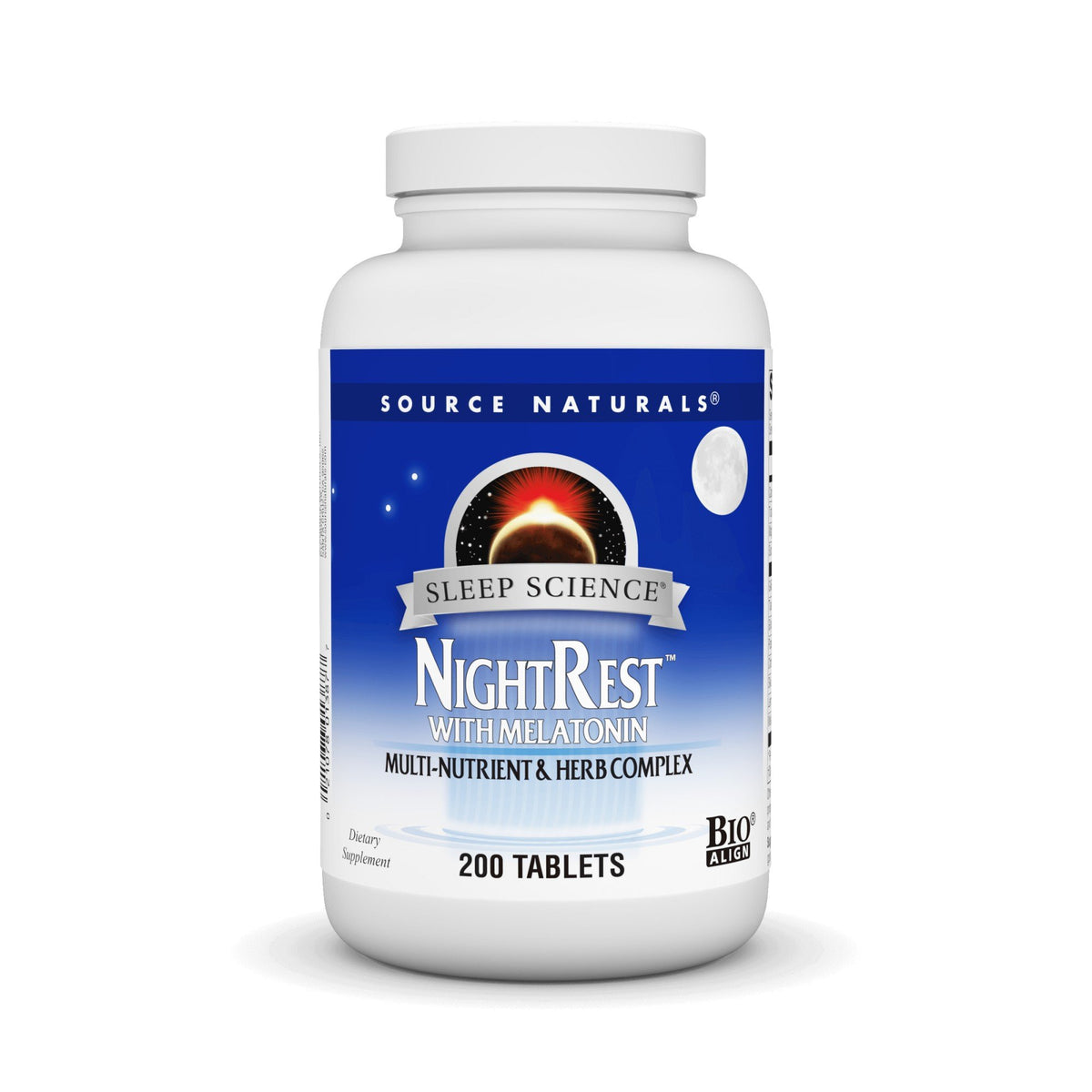 Source Naturals, Inc. Sleep Science Night Rest with Melatonin 200 Tablet 200 Tablet