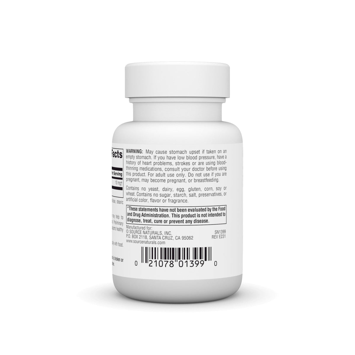 Source Naturals, Inc. Vinpocetine 10 mg 120 Tablet