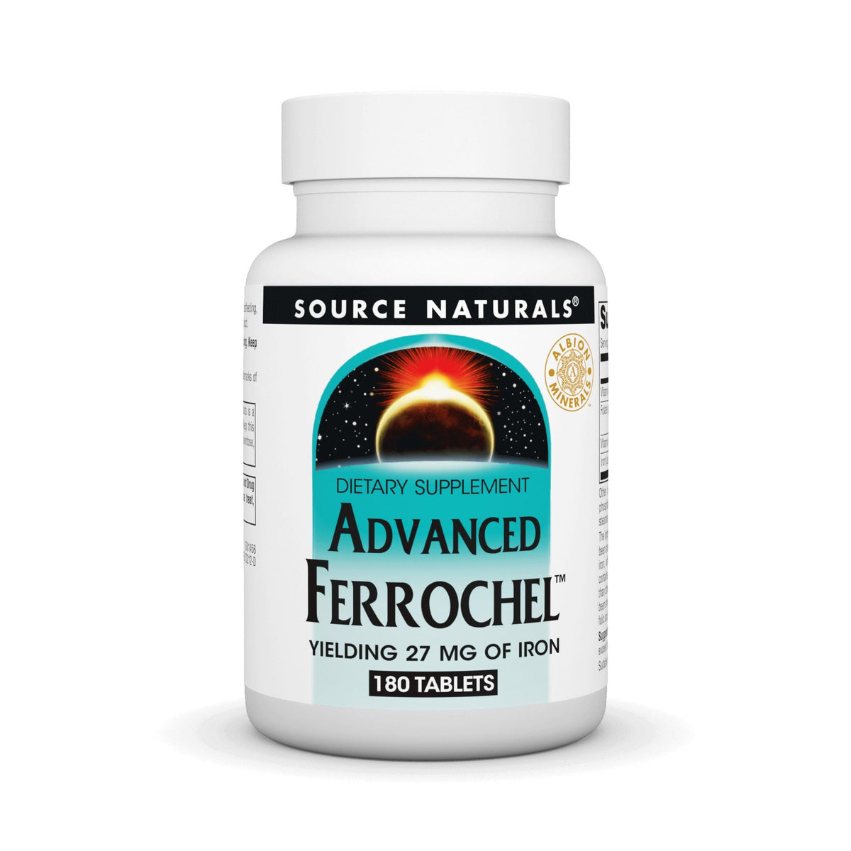 Source Naturals, Inc. Advanced Ferrochel 180 Tablet