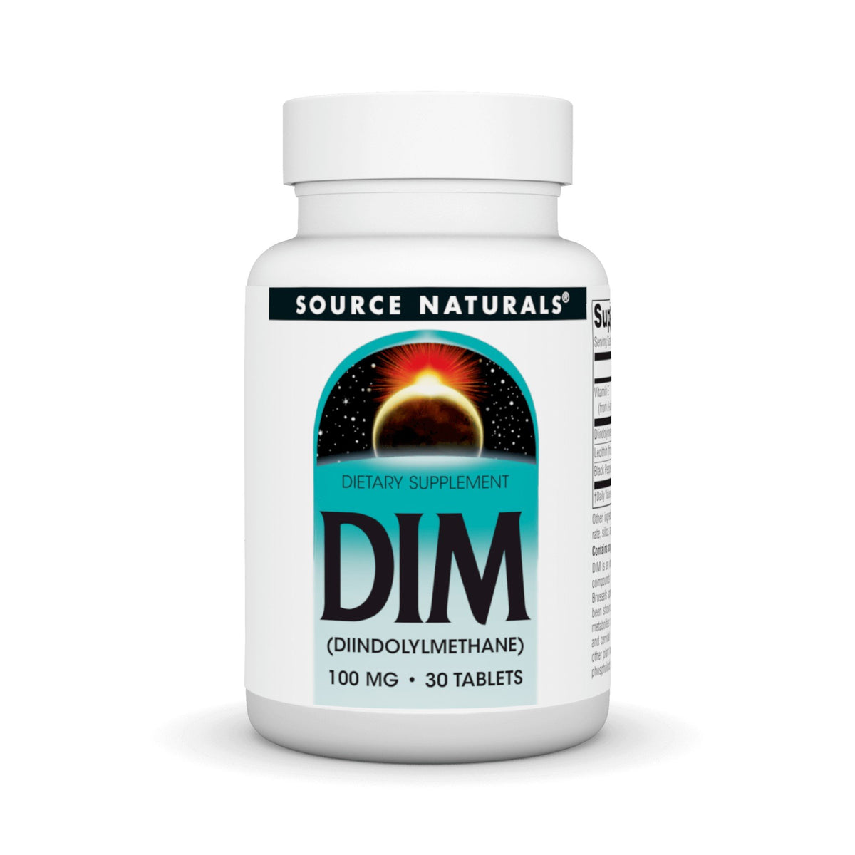 Source Naturals, Inc. DIM (Diindolylmethane) 100 mg 30 Tablet