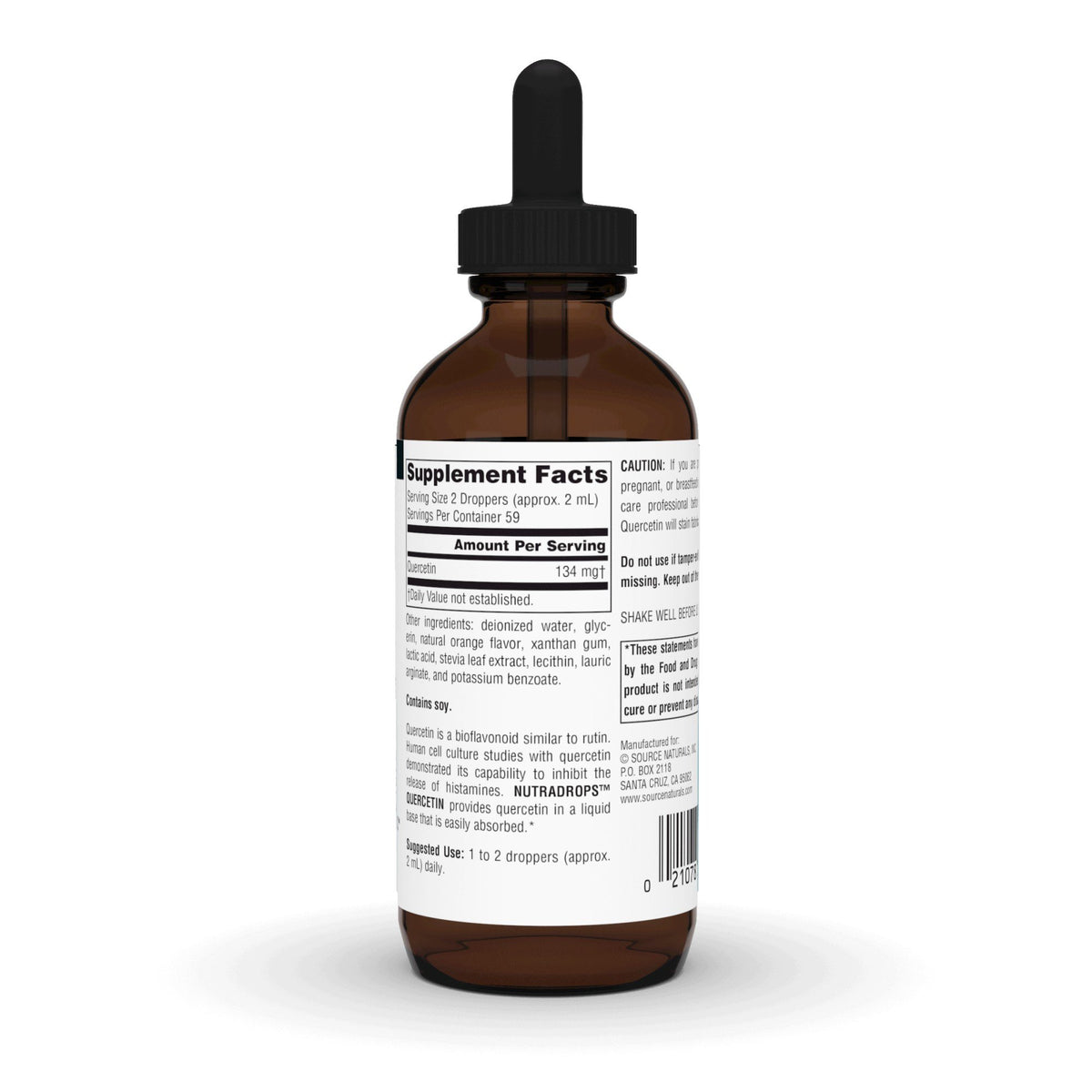 Source Naturals, Inc. Quercetin Nutra Drops 4 oz Liquid