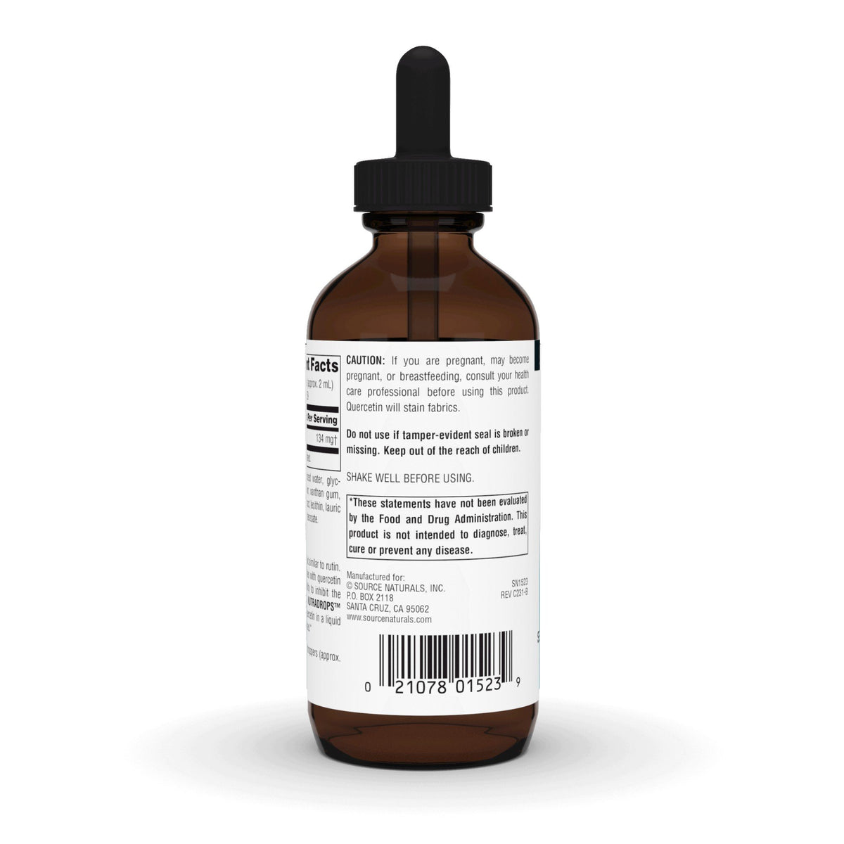 Source Naturals, Inc. Quercetin Nutra Drops 4 oz Liquid