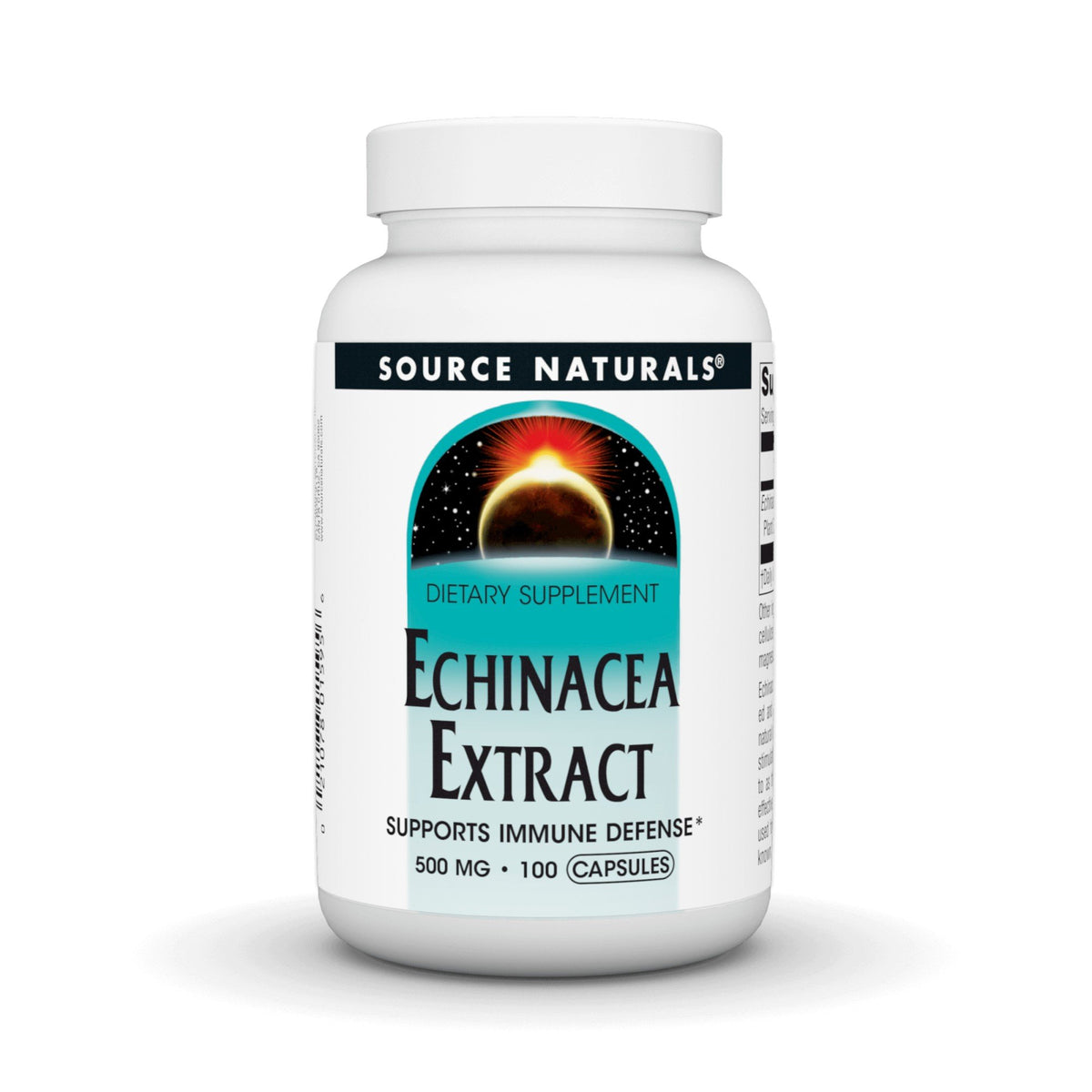 Source Naturals, Inc. Echinacea Extract 500mg 100 Capsule