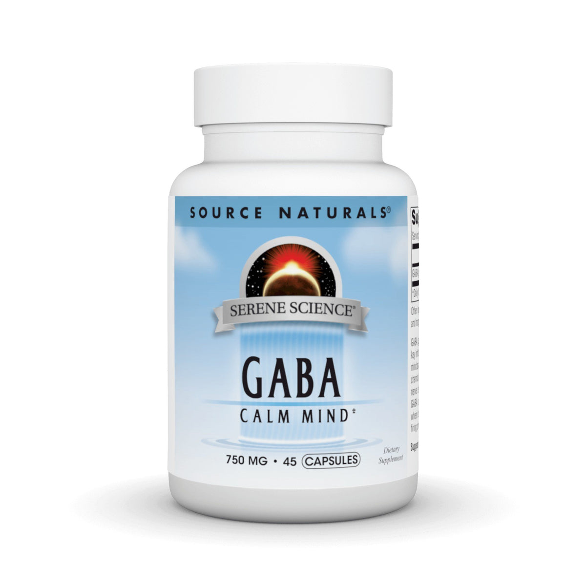 Source Naturals, Inc. GABA 750mg 45 Capsule