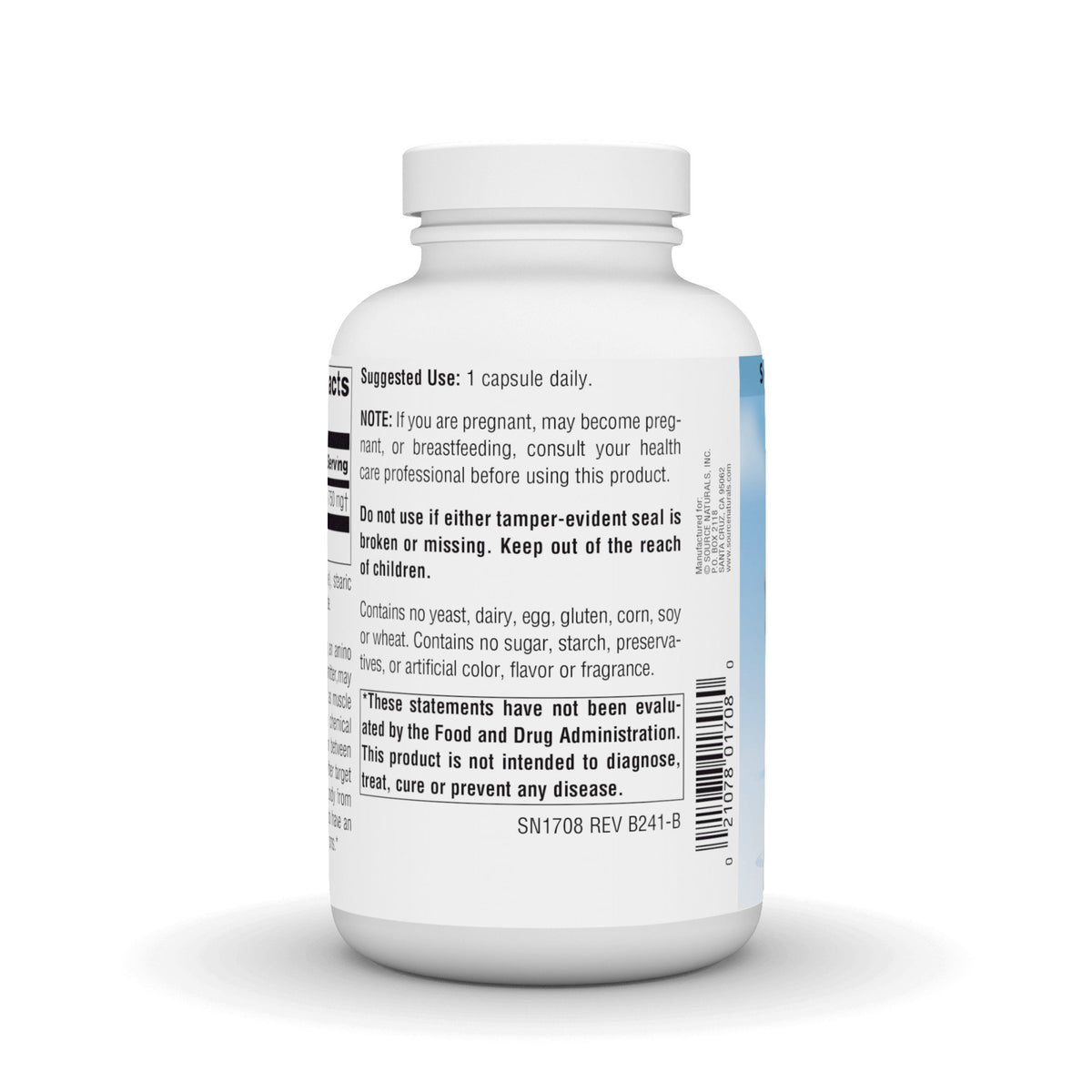 Source Naturals, Inc. GABA 750mg 180 Capsule