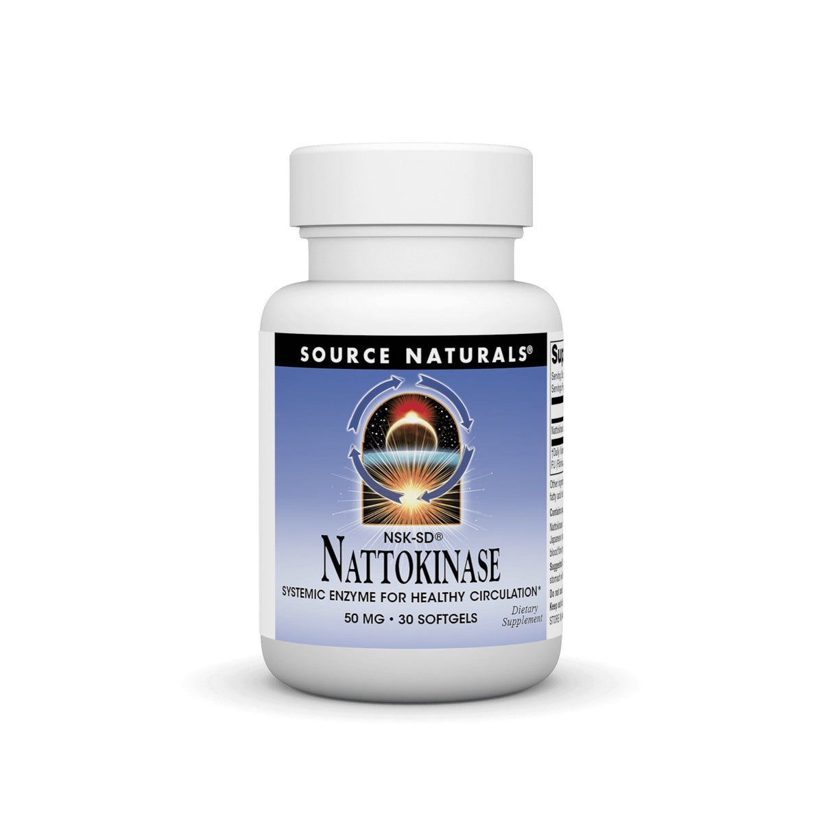 Source Naturals, Inc. Nattokinase 50 mg 30 Softgel