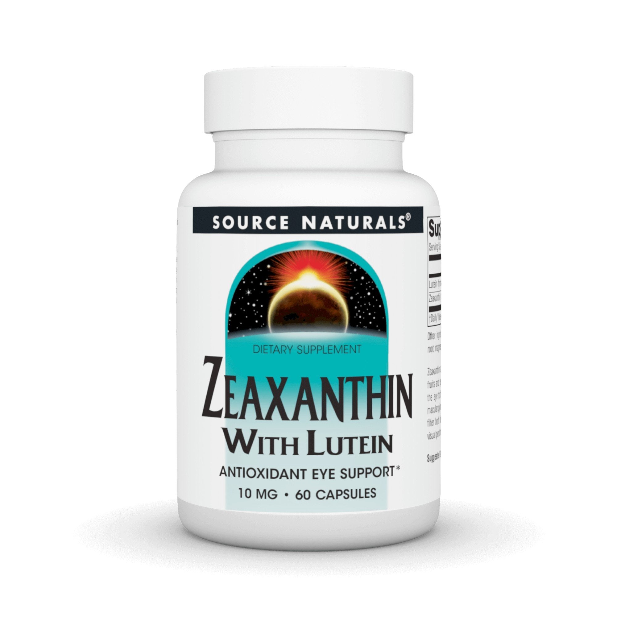 Source Naturals, Inc. Zeaxanthin With Lutein 60 Capsule