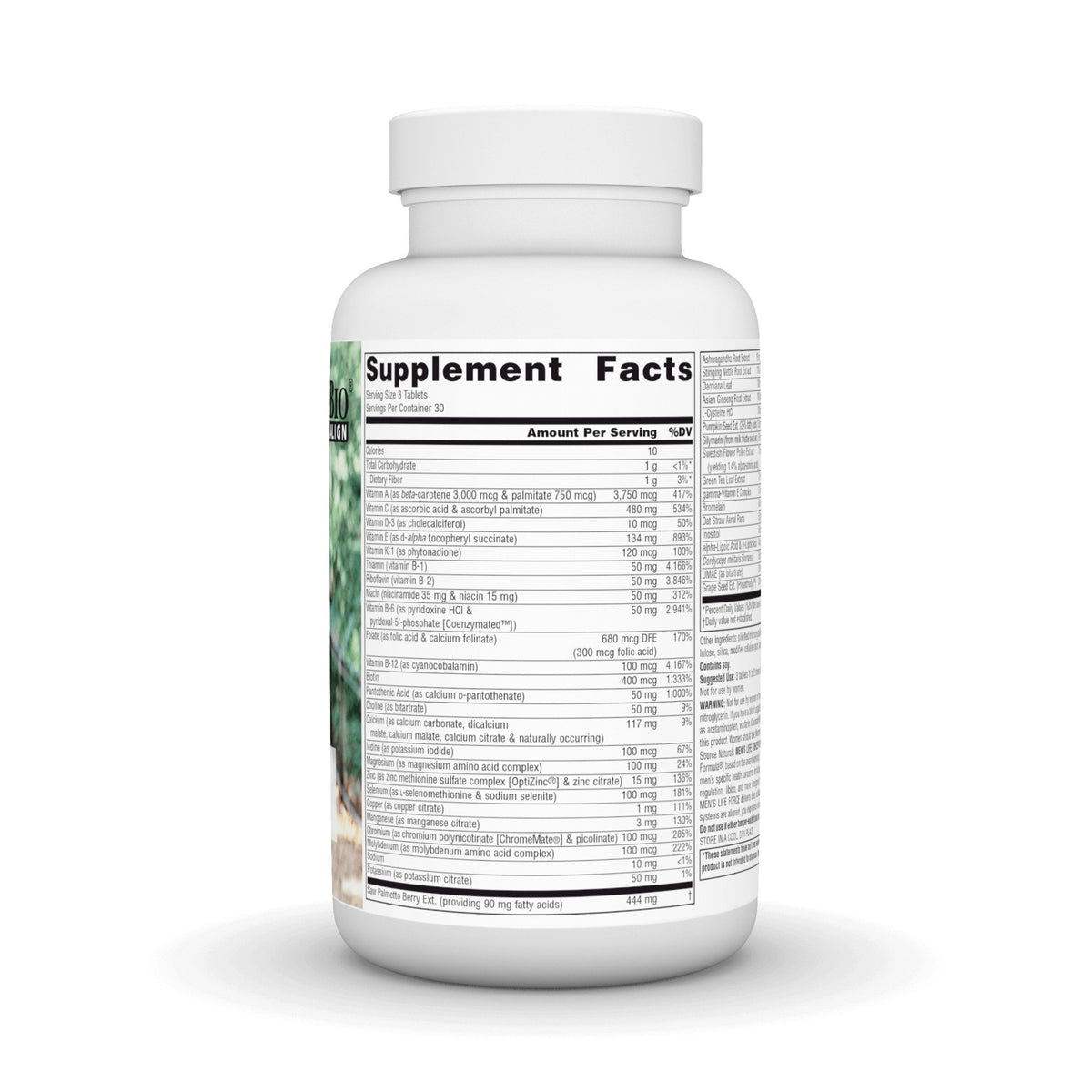 Source Naturals, Inc. Men's Life Force 90 Tablet