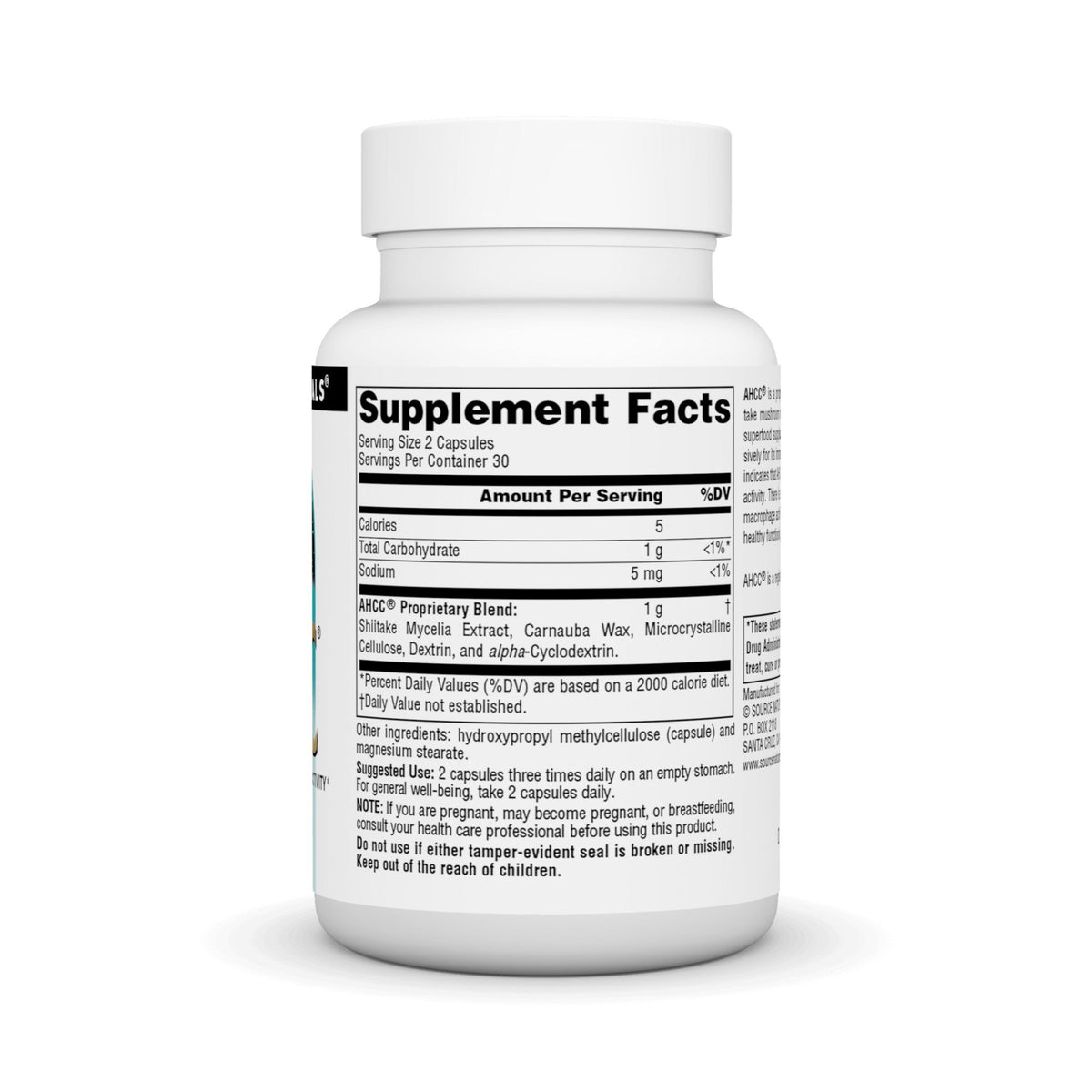 Source Naturals, Inc. AHCC 500 mg 60 VegCap